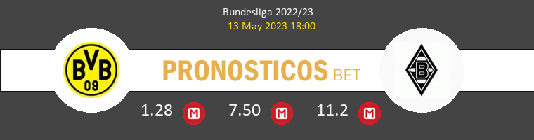 Borussia Dortmund vs B. Mönchengladbach Pronostico (13 May 2023) 1