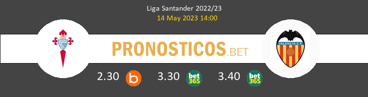 Celta vs Valencia Pronostico (14 May 2023) 1