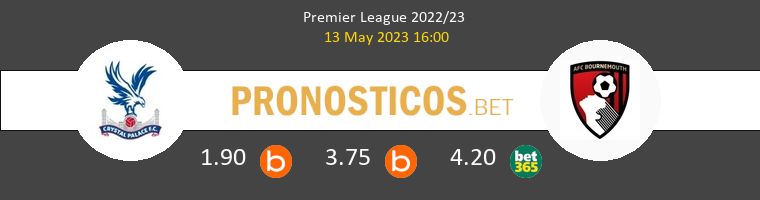 Crystal Palace vs Bournemouth Pronostico (13 May 2023) 1