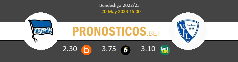 Hertha Berlín vs VfL Bochum Pronostico (20 May 2023) 1