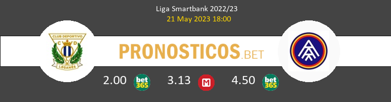 Leganés vs FC Andorra Pronostico (21 May 2023) 1