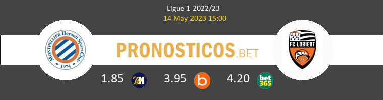 Montpellier vs Lorient Pronostico (14 May 2023) 1