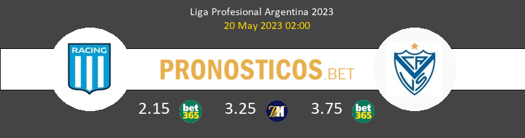 Racing Club vs Vélez Sarsfield Pronostico (20 May 2023) 1