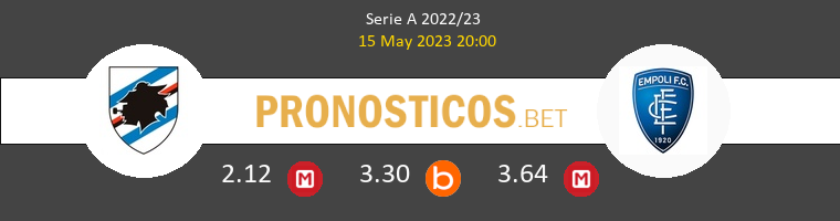 Sampdoria vs Empoli Pronostico (15 May 2023) 1