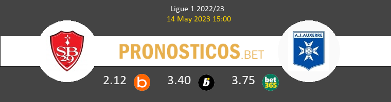 Stade Brestois vs Auxerre Pronostico (14 May 2023) 1