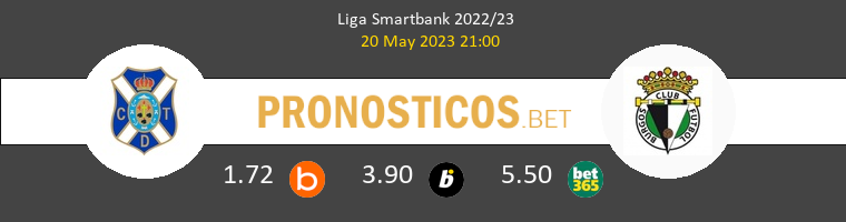 Tenerife vs Burgos Pronostico (20 May 2023) 1