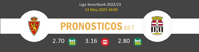 Zaragoza vs F.C. Cartagena Pronostico (13 May 2023) 1