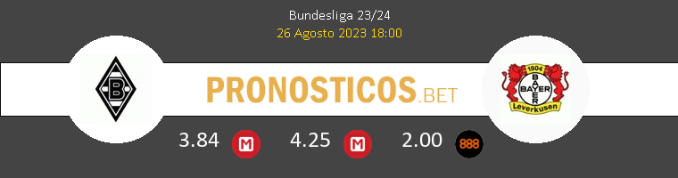 B. Mönchengladbach vs Bayer Leverkusen Pronostico (26 Ago 2023) 1