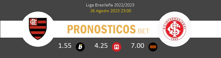 Flamengo vs Internacional Pronostico (26 Ago 2023) 1
