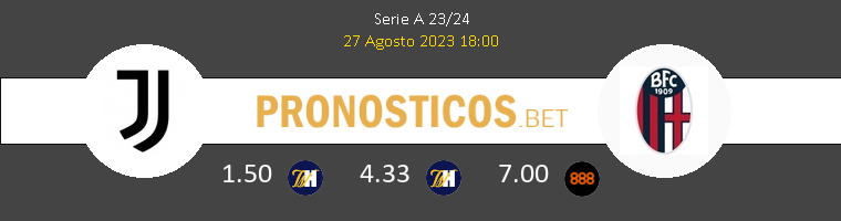 Juventus vs Bologna Pronostico (27 Ago 2023) 1