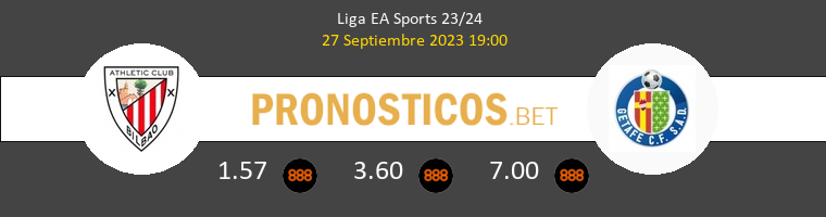 Athletic de Bilbao vs Getafe Pronostico (27 Sep 2023) 1