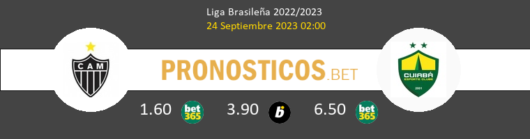 Atl. Mineiro vs Cuiabá Pronostico (24 Sep 2023) 1