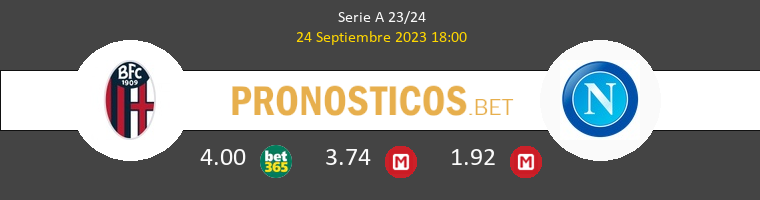 Bologna vs Napoli Pronostico (24 Sep 2023) 1