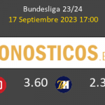 Darmstadt 98 vs B. Mönchengladbach Pronostico (17 Sep 2023) 2