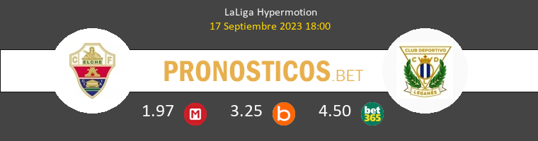 Elche vs Leganés Pronostico (17 Sep 2023) 1