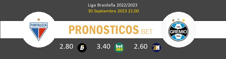 Fortaleza EC vs Grêmio Pronostico (30 Sep 2023) 1