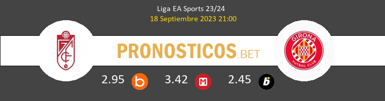 Granada vs Girona Pronostico (18 Sep 2023) 1