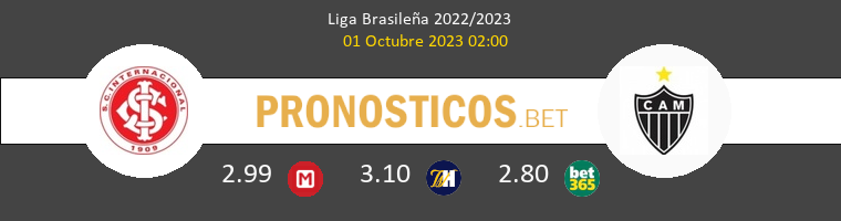 Internacional vs Atl. Mineiro Pronostico (1 Oct 2023) 1
