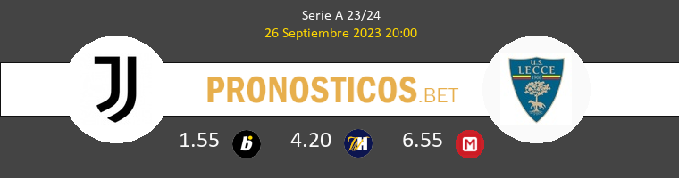 Juventus vs Lecce Pronostico (26 Sep 2023) 1