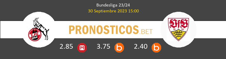 Colonia vs Stuttgart Pronostico (30 Sep 2023) 1