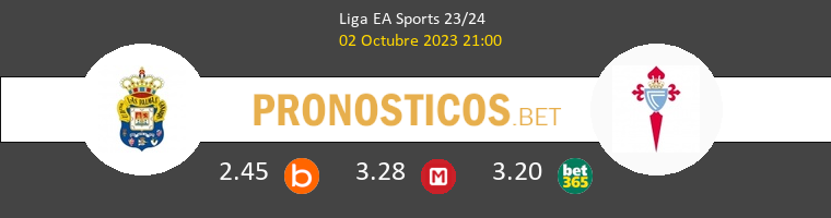 Las Palmas vs Celta Pronostico (2 Oct 2023) 1