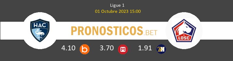 Le Havre vs Lille Pronostico (1 Oct 2023) 1