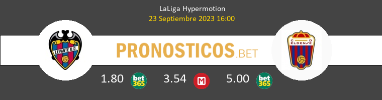 Levante vs Eldense Pronostico (23 Sep 2023) 1