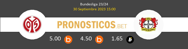 Mainz 05 vs Bayer Leverkusen Pronostico (30 Sep 2023) 1