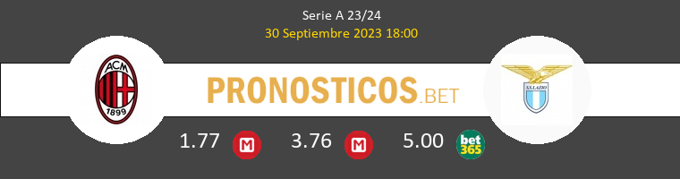 Milan vs Lazio Pronostico (30 Sep 2023) 1