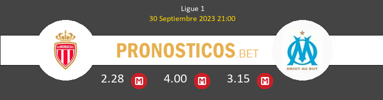 Monaco vs Olympique Marsella Pronostico (30 Sep 2023) 1