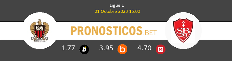 Nice vs Stade Brestois Pronostico (1 Oct 2023) 1