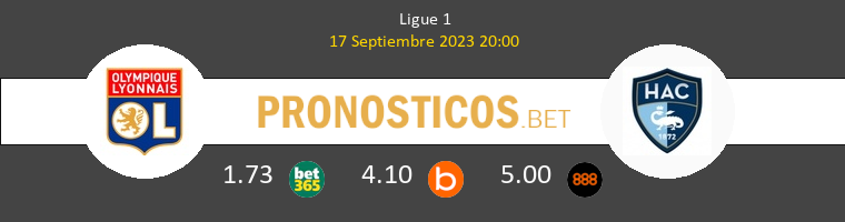 Lyon vs Le Havre Pronostico (17 Sep 2023) 1