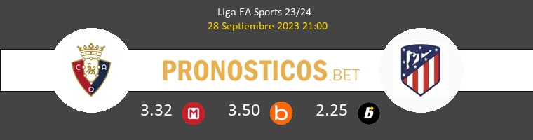 Osasuna vs Atlético Pronostico (28 Sep 2023) 1