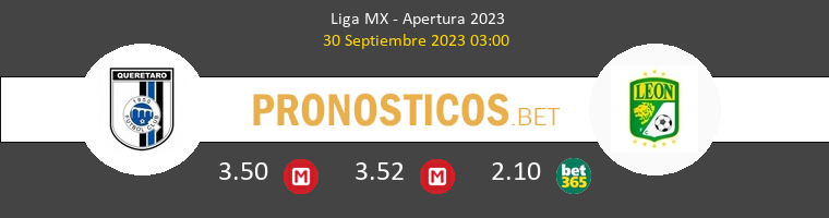 Querétaro vs León Pronostico (30 Sep 2023) 1