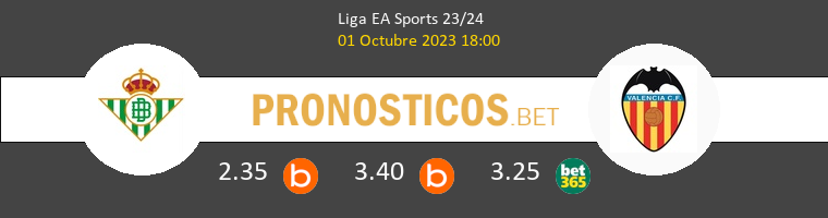 Real Betis vs Valencia Pronostico (1 Oct 2023) 1