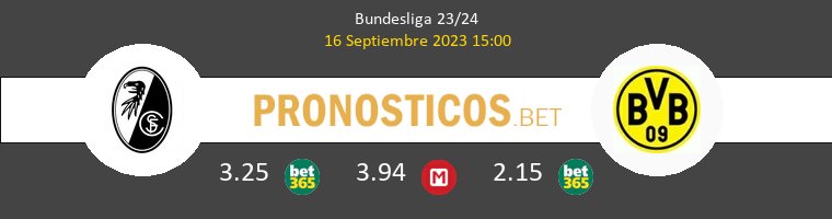 SC Freiburg vs Borussia Pronostico (16 Sep 2023) 1