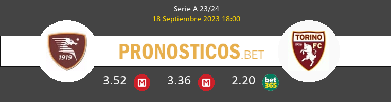 Salernitana vs Torino Pronostico (18 Sep 2023) 1
