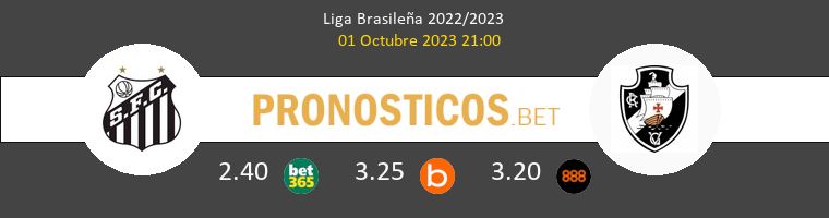 Santos FC vs Vasco da Gama Pronostico (1 Oct 2023) 1