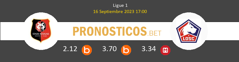 Stade Rennais vs Lille Pronostico (16 Sep 2023) 1