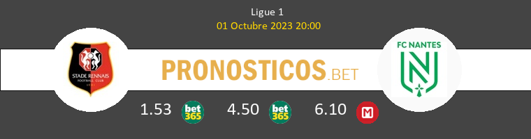 Stade Rennais vs Nantes Pronostico (1 Oct 2023) 1