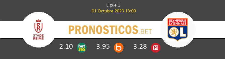 Reims vs Olympique de Lyon Pronostico (1 Oct 2023) 1
