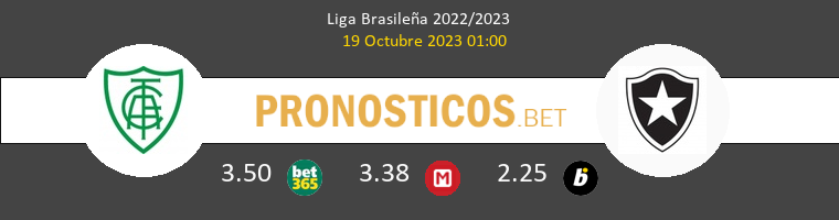 América Mineiro vs Botafogo Pronostico (19 Oct 2023) 1