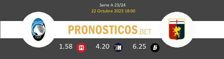 Atalanta vs Génova Pronostico (22 Oct 2023) 1