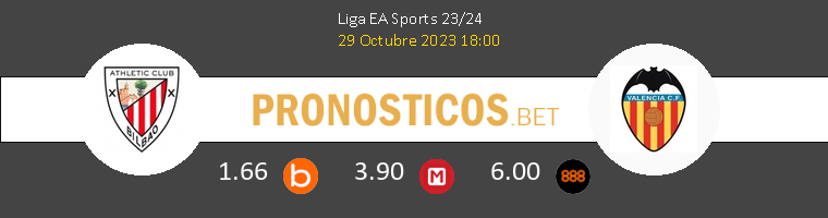 Athletic de Bilbao vs Valencia Pronostico (29 Oct 2023) 1