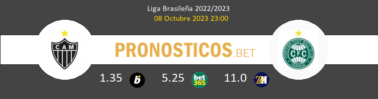 Atl. Mineiro vs Coritiba Pronostico (8 Oct 2023) 1