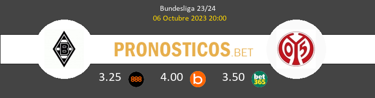 B. Mönchengladbach vs Mainz 05 Pronostico (6 Oct 2023) 1