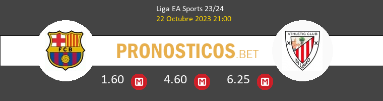 Barcelona vs Athletic Pronostico (22 Oct 2023) 1