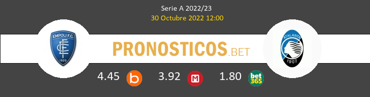 Empoli vs Atalanta Pronostico (30 Oct 2023) 1