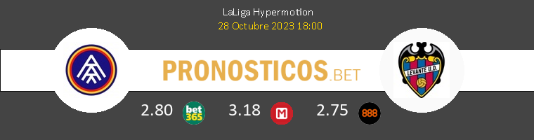 FC Andorra vs Levante Pronostico (28 Oct 2023) 1