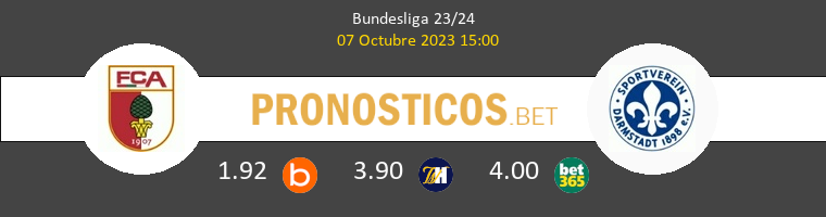 FC Augsburgo vs Darmstadt 98 Pronostico (7 Oct 2023) 1